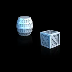 Barrel & Crate - Medieval Town