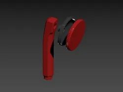 Basic shower head 3D print model