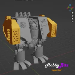 Battle Brother Assault Walker MK4 MISSILE ARRAYS