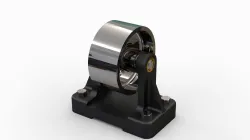 Belt roller support - CAD Exercise Drawing  Project 1