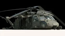 Black Hawk Wreck 3D model