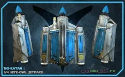 Bo Katan and Koska Reeves Jetpack The Mandalorian Cosplay 3D print model