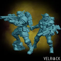 Catian Shock Troop Duo (PRESUPPORTED)