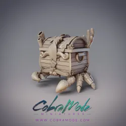 Crab Treasure Chest - Crustacean Servitor (Pre-supported)