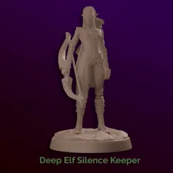 Deep Elf Silence Keeper - Drow Archer