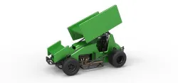 Diecast Winged Sprint car Scale 1 to 25 3D print model