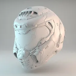 Doom Eternal Slayer Helmet 3D print model