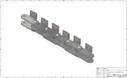 Drive Chain 4" Pitch Assembly