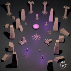 Eldritch Dungeon Objects and Props
