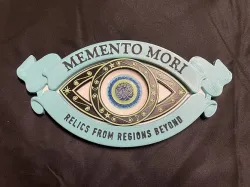 Enchanting Memento Mori Sign from Haunted Mansion 3D print model