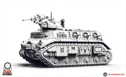Feudal Guard Transport Tank 3D print model