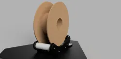 Filament Spool Roller for FLSUN v400 (or others with minor mods)