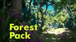 Forest Pack Low-poly 3D model