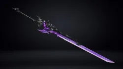Futuristic Sword Low-poly 3D model