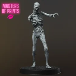 GIRLS & ZOMBIES - ZOMBIE BRAIN - EROTIC MINIATURE 75 MM SCALE