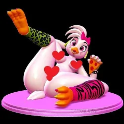 GlamRock Chica - NSFW 3D print model