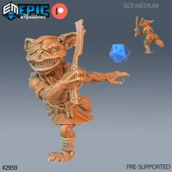 Goblin Warrior Running / Male Goblinoid / Evil Ogre / Cave Beast / Forest Guard / Siege Servant