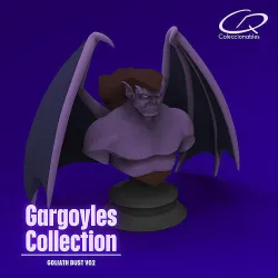 Goliath bust with wings - Bust 02 3D print model