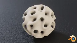Gyroid Sphere 3D print model
