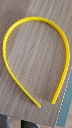 Hairband with Comb Teeth (Add Your Label f3d FIle)