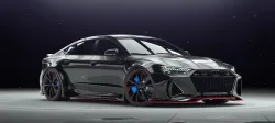High Poly Widebody Audi RS7  3D model