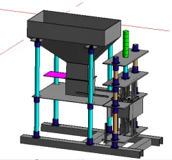 Interlocking Brick Making Machine Model