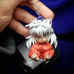 INUYASHA BABY CHIBI - KEYCHAIN - ANIME FANART  3D print model
