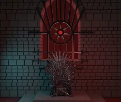 Iron Throne 3D model