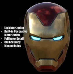 Ironman Mark 85 Helmet 3D Printable Model with Interior Details 3D print model