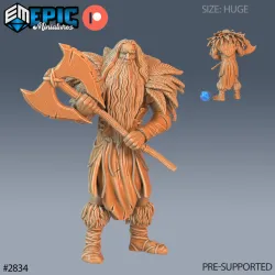 Jötunn Giant Tribe Warrior / Male Arctic Guard / Wildling / Norse Fighter /  Viking Raider / Nordic Free Folk