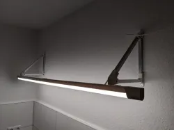 Lamp Extension Arms for Kitchen, Desk, Workbench or Workplace - 15 mm Square Extrusion