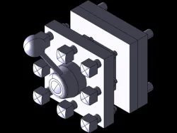 Lathe machine square tool post