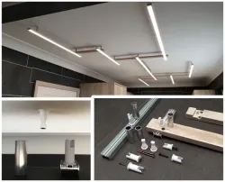 LED Channel Standoffs for bespoke striplighting installations