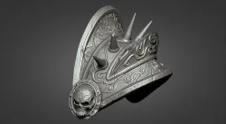 Lich King Armor - Left shoulder 3D print model