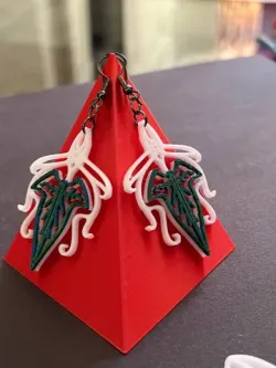 Lorien Leaf earrings & pendant(Lord of the Rings)