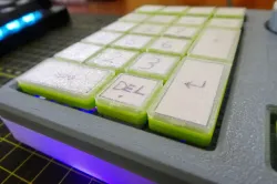 Low Profile Relegendable Keycap & rotary knob