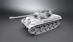 M18 Hellcat Scale model  3D print model