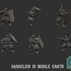 Metal Mountain Dwarf(Sword)