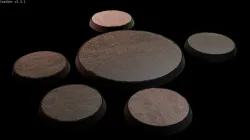 Miniature Bases Pack: Fabrics