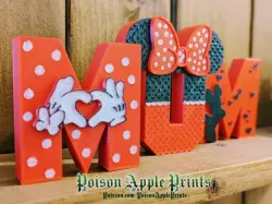 Minnie Mouse Mom Sign