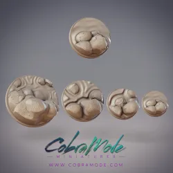 Ocean Rocks Base Pack 4pcs (Supportless)