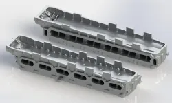 Packard Merlin V-1650-7 Cylinder Head Castings