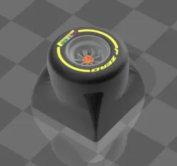 Pirelli Wheel Keycap