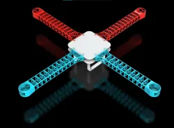 PLUS-CONFIGURATION QUADCOPTER FRAME