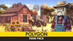 POLYGON - Farm Low-poly 3D model