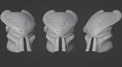 Predator Bio Mask  Ver  4 3D print model