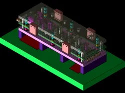 progressive die cuting mold