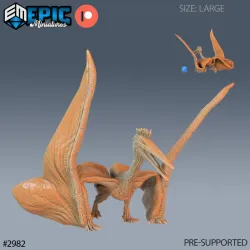 Quetzalcoatlus / Feathered Serpent / Ancient Pterosaur / Flying Dinosaur / Winged Dino / Jurassic Encounter