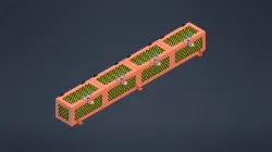 Random 4-battery cage