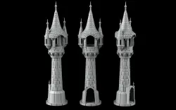 Rapunzel Dice Tower 3D print model